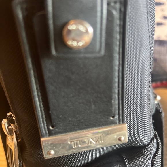 Auth Tumi Arrive Backpack Black Very Nice Travel - Picture 9 of 13